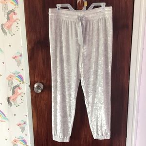Victoria’s Secret velvet joggers
